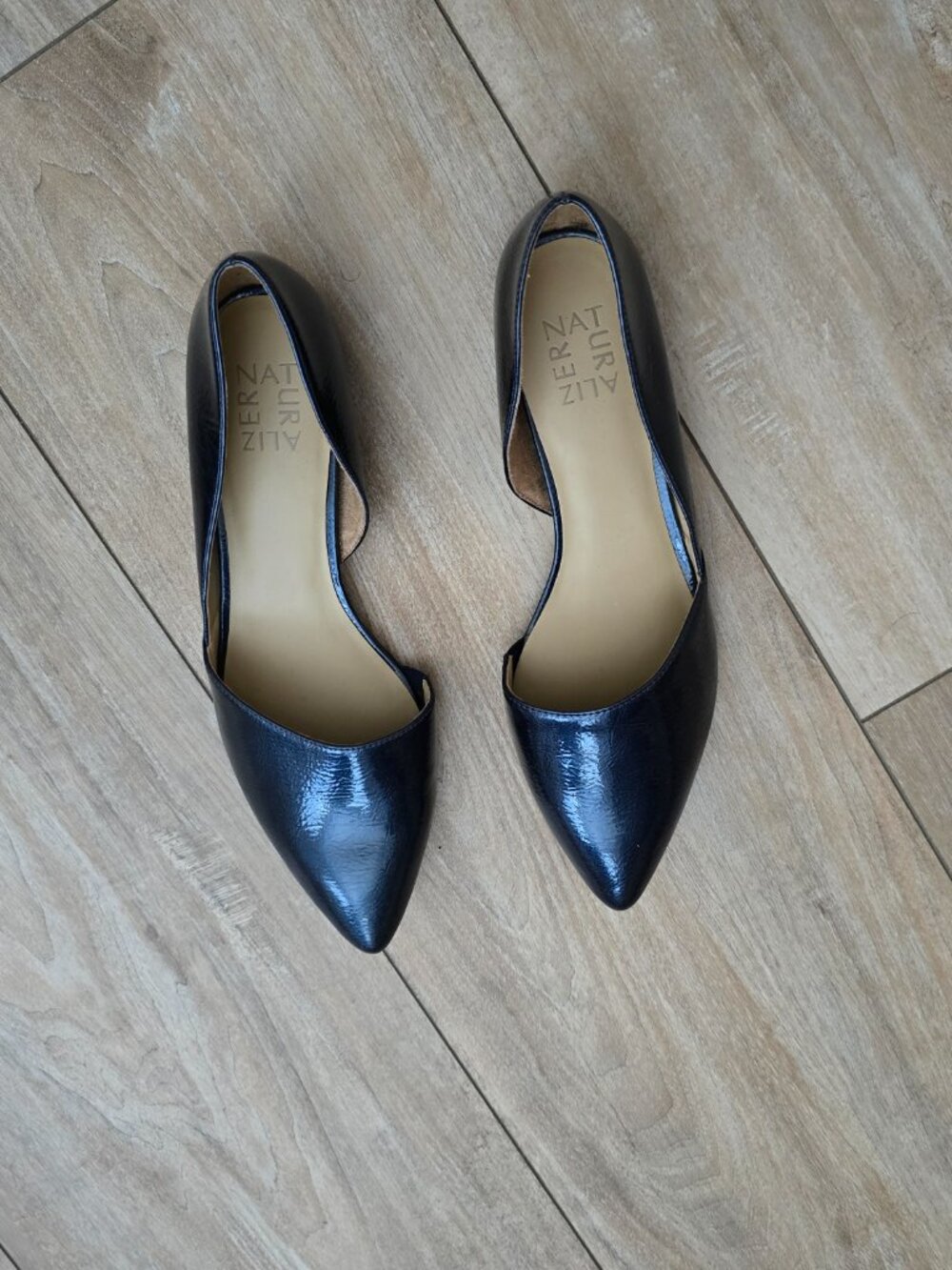 Naturalizer Women's Tamara Pointed Toe Flats size 9M NEW! Navy - Picture 7 of 7